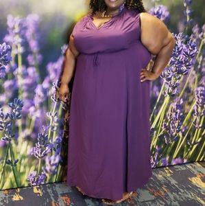 Eggplant (purple) long maxi dress